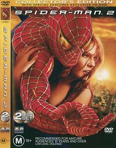 Spider-Man 2 DVD (Region 4) VGC Collector's Edition Tobey Maguire