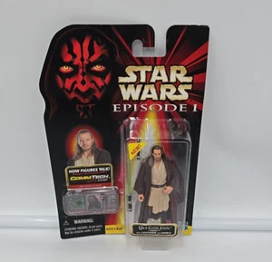 1999 Hasbro Star Wars Qui-Gon Jinn Of Naboo W/Lightsaber Handle Action Figure - Picture 1 of 8