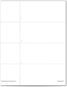 Versacheck Secure Checks - 750 Blank Business or Personal Wallet Checks - White - Picture 1 of 12