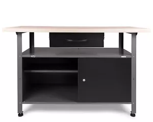 Ondis24 Werkbank Werktisch Werkstatt 120 cm Heimwerker Metall Montagewerkbank - Bild 1 von 10