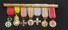 N2A* (REF497) Barrette médailles militaires en réduction guerre 14 french MEDAL