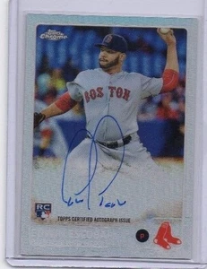 Edwin Escobar # 357 / 499 Autograph Auto Chrome RC Rookie Card Boston Red Sox - Picture 1 of 2