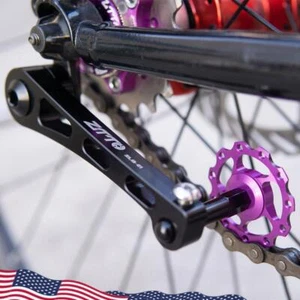Tensor de cadena de una sola velocidad para bicicleta Desviador de cadena de 1 velocidad Guía de comprobación - Imagen 1 de 12