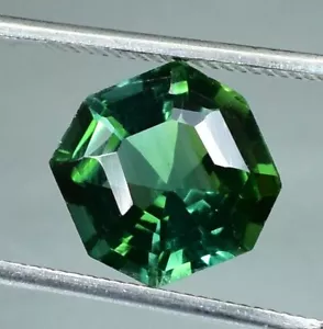 AAA 6.95 Ct Natural Mint Green Tourmaline Radiant Cut LOVELY Gemstone Certified - Picture 1 of 6