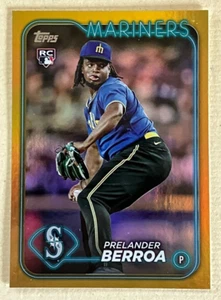 2024 Topps Serie 1 lámina de oro #36 Prelander Berroa Seattle Mariners radiocontrol - Imagen 1 de 1