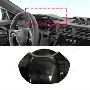 Fits For 2023-2025 Nissan 400Z Real Carbon Fiber Display upper panel cover - Picture 1 of 4