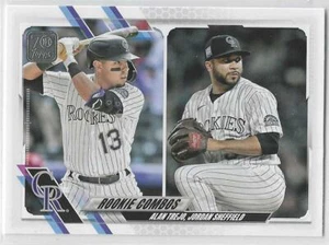 2021 Topps Update #US16 Alan Trejo Jordan Sheffield Colorado Rockies - Picture 1 of 1