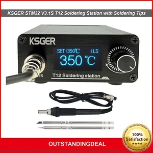 Estación de soldadura KSGER STM32 V3.1S T12 120W con puntas de soldadura T12-K + T12-ILS - Imagen 1 de 9