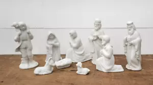 Set Presepe in Ceramica Bianca - Natale Religioso - Foto 1 di 6