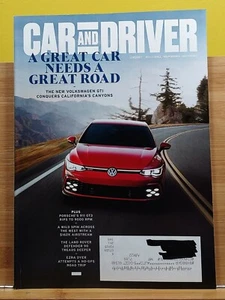 Car and Driver Magazine JUNE 2021 A Great Car Needs a Great Road Volkswagen GTI - Picture 1 of 12