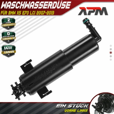 Bocchetta acqua lavaggio pulizia fari anteriore sinistra per BMW X5 E70 LCI 2007-2013 - Immagine 1 di 4