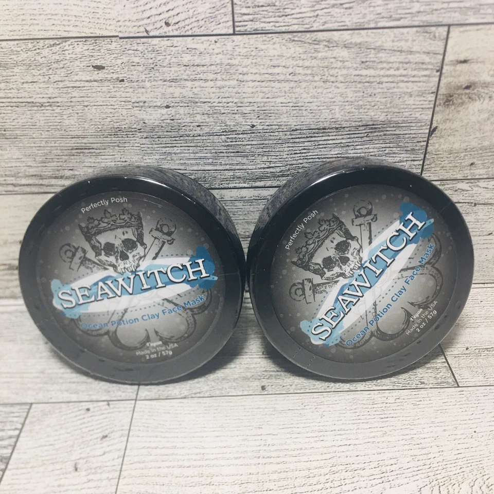 Perfectly Posh Sea Witch Nourishing Face Mask Sealed Retired Set of 2-2oz - Image 1 of 4