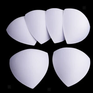 3 Pairs Triangle Bra Inserts Pads Bra Cups Inserts Removable Breathable Push up - Picture 1 of 19