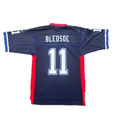 Camiseta Buffalo Bills Mediana Drew Bledsoe Para Hombre Azul Reebok Foto 1 de 4