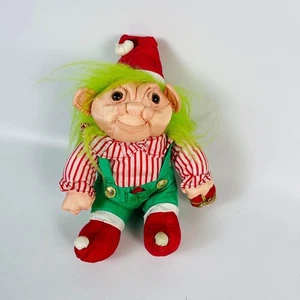 International Silver Co. Troll Elfo di Natale Bambola di Peluche Morbida 6" - Foto 1 di 5