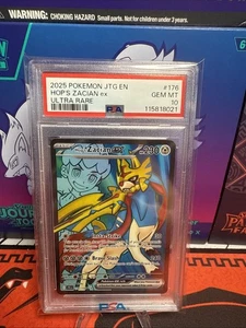 Hop's Zacian ex 176/159 Sv09: Journey Together Holo PSA10 - Picture 1 of 2