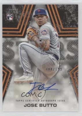 2023 Topps Series 2 Baseball Stars Black /199 Jose Butto #BSA-JBU Rookie Auto RC - Image 1 of 2
