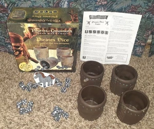 2006 DISNEY PIRATES OF THE CARIBBEAN DEAD MAN'S CHEST PIRATES DICE GAME - Picture 1 of 1