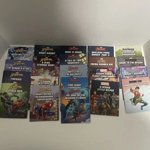 Marvel Spiderman Avengers Mini Libro Bambini Lotto 21 Libri Autunno Editoria 2022 - Foto 1 di 4