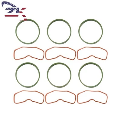 Juego de 12 juntas de colector de admisión superior e inferior para Audi A6 A8 Quattro VW Foto 1 de 4