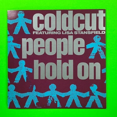 Coldcut Featuring Lisa Stansfield People Hold on 7" Vinyl Single Records 1989 - Image 1 of 4