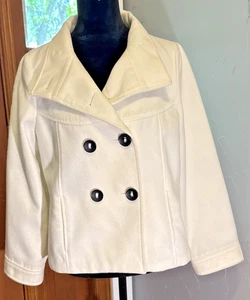Elfenbein Cropped Chicos Damen Erbsenmantel Chicos Damengröße 1 - Bild 1 von 11