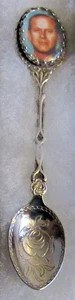 #661) SILVER PLATED TEA SPOON PRINCE PHILIP DUKE OF EDINBURGH HUSBAND OF QUEEN - Picture 1 of 2