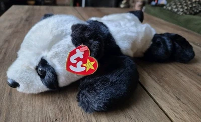 TY BEANIE BABY Buddy Panda Bear "PEKING" 1998 Teddy Plush Retired Vintage Animal - Image 1 of 4