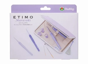 Tejer Tulipán ETIMO Murasaki Set De Ganchillo Con Agarre Cojín Set De Tejer TEM-001 - Imagen 1 de 3