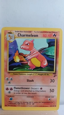 Charmeleon [MP] - Pokemon TCG Base Set 2 35/130 [Uncommon] - Image 1 of 2