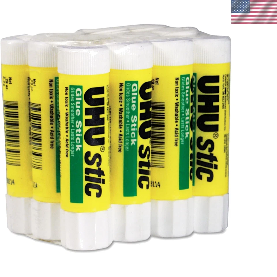 Uhu Stic Permanent Clear Application Glue Stick .29 Oz 99648