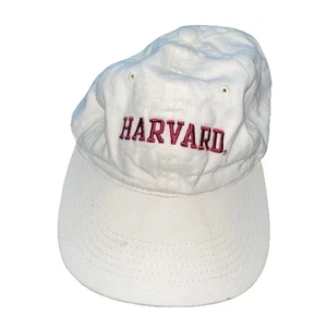 Harvard Hat Cap Unstructured Yikes! Strap  Adjustable - Picture 1 of 4
