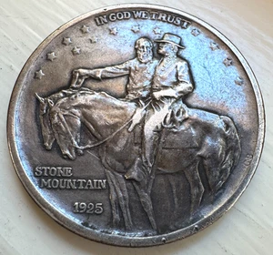 1925 RARE HIGH GRADE STONE MOUNTAIN GEORGIA COMMEMORATIVE SILVER HALF DOLLAR - Picture 1 of 4