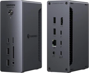 UGREEN Revodok Max 213, stacja dokująca Thunderbolt 4 (13 w 1) z podwójnym wyświetlaczem 4K@60Hz, 8k - Zdjęcie 1 z 9