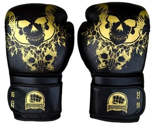 WarHouse Skull Gold Boxhandschuhe - Bild 1 von 4