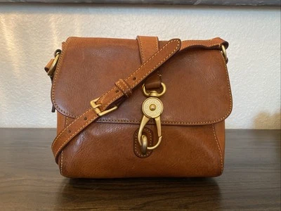 Bolso Mensajero Pequeño Ashley Florentino Dooney And Bourke Marrón 8L1086 NA Foto 1 de 4