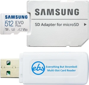 Carte Mémoire Samsung Micro 512Go EVO Plus pour Tablettes Compatible avec Blanc - Photo 1 sur 6