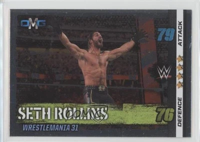 2017 Topps WWE Slam Attax 10th Edition OMG Mirror Foil Seth Rollins #58 - Image 1 of 2