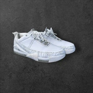 Talla 12 - Nike Zoom Lebron 2 Bajo Blanco Metálico Plateado Lanzamiento 2005 De Colección Para Hombres - Imagen 1 de 14