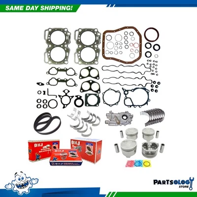 Kit de reconstrucción de motor maestro DNJ EK708M para 90-96 Subaru Impreza 2,2 L H4 SOHC 16v Foto 1 de 4