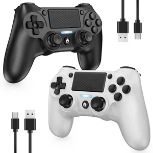 Confezione da 2 Controller Wireless per P4, Controller Wireless P4 con Doppia Vibrazione... - Foto 1 di 7
