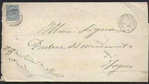 Involucro da S. GIOVANNI BIANCO NOV 1878 a ZOGNO - Aff - Picture 1 of 1