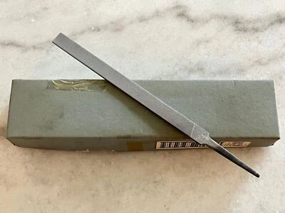1 new NICHOLSON #39899 6" Pillar #0 Cut XF Swiss Pattern Hand File, Made in USA - Image 1 of 3