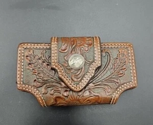Nocona Western Leather Belt Clip Wallet - Picture 1 of 6