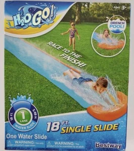 H2O-GO! Bestway Single Slip N' Slide - 18ft Water Slide. NIB - Picture 1 of 5