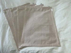 Indaba Place Mat Set Of 4~ Pale Pink~ Cotton~ Bohemian - Picture 1 of 10