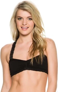 Free People Women's 182149 Seamless Crochet Racerback Bra Underwear Size XS/S - Picture 1 of 2