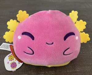 Plushiverse Reversible Plushies Axolotl Yellow/Pink Plush Stuffed Animal New - Picture 1 of 5