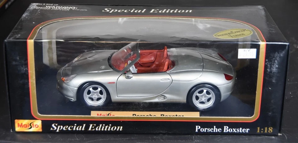 Porsche Boxster Maisto prata 1:18 - Imagem 1 de 1