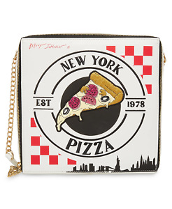 Betsey Johnson Kitsch Pizza Box Crossbody Bag BF32905A NEW SEALED